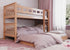 Ausziehbett / Bettschublade aus massivem Buchenholz für Kinder, 90x190 cm, natur